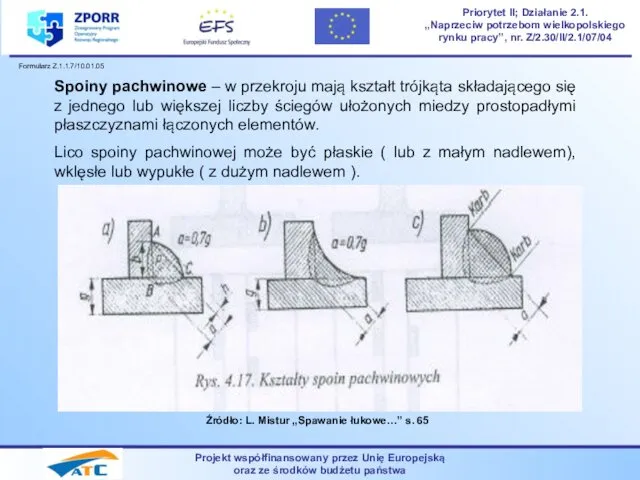 Projekt współfinansowany przez Unię Europejską oraz ze środków budżetu państwa Priorytet