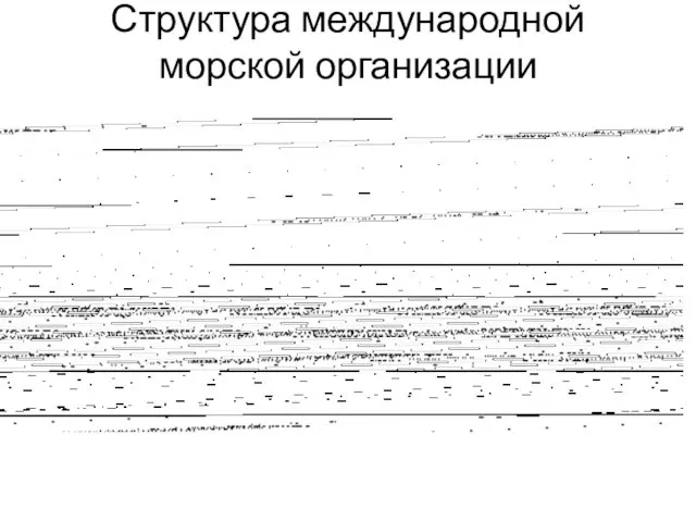 Структура международной морской организации