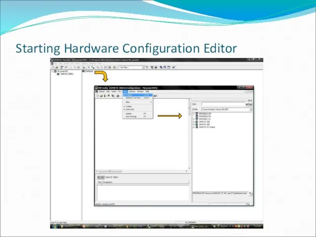 Starting Hardware Configuration Editor