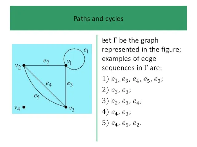 Paths and cycles