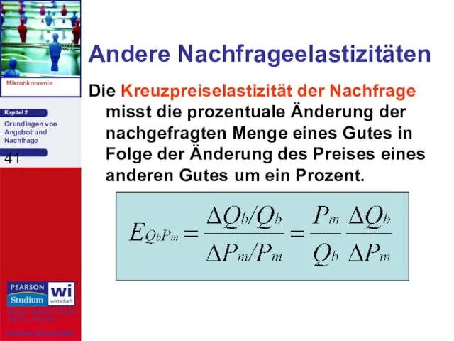 Die Kreuzpreiselastizität der Nachfrage misst die prozentuale Änderung der nachgefragten Menge