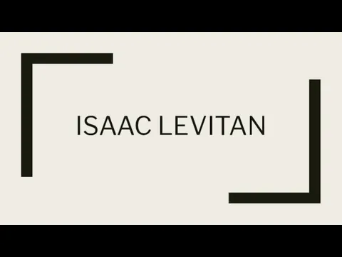 ISAAC LEVITAN