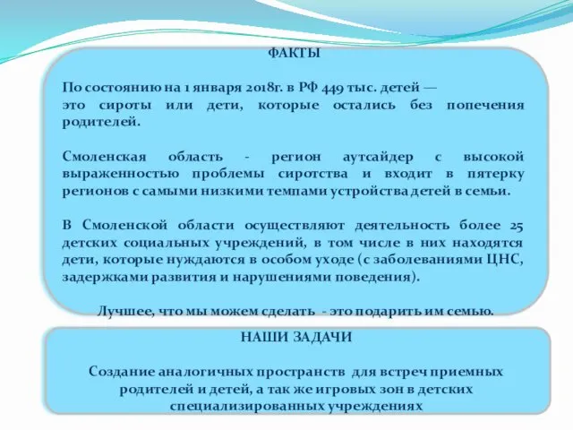 ФАКТЫ По состоянию на 1 января 2018г. в РФ 449 тыс.