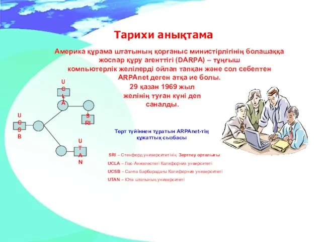 Тарихи анықтама Америка құрама штатының қорғаныс министiрлiгiнiң болашаққа жоспар құру агенттiгi