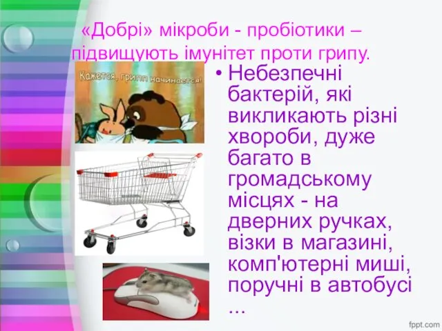 «Добрі» мікроби - пробіотики – підвищують імунітет проти грипу. Небезпечні бактерій,