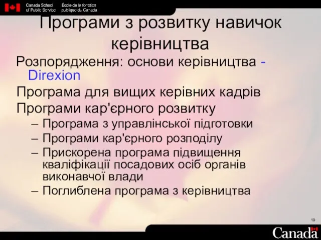 Програми з розвитку навичок керівництва Розпорядження: основи керівництва - Direxion Програма