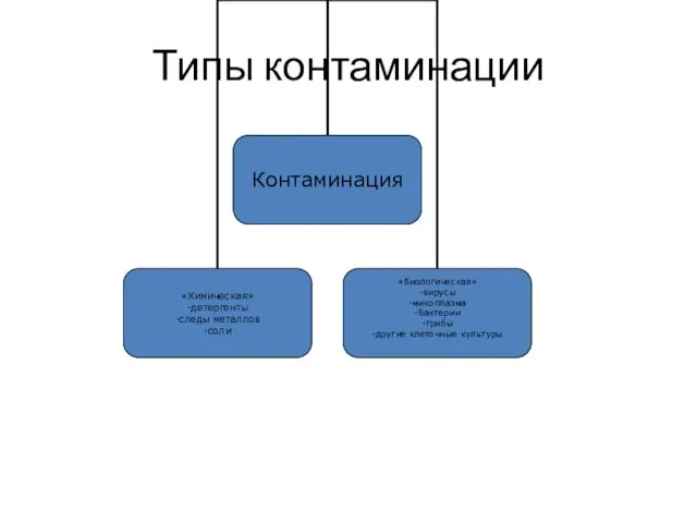 Типы контаминации