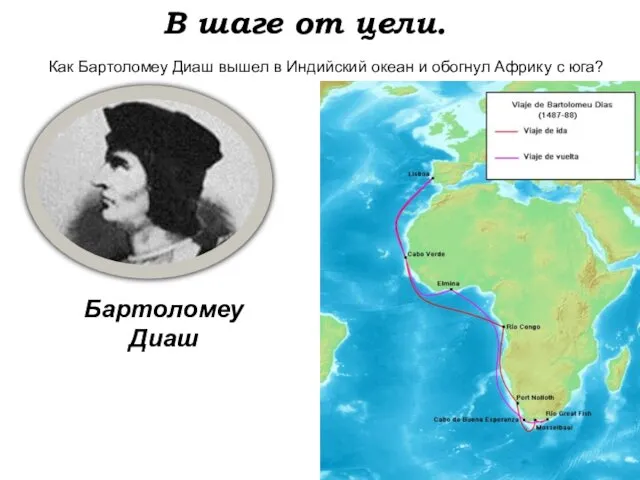 В шаге от цели. Как Бартоломеу Диаш вышел в Индийский океан