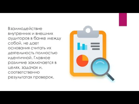 Взаимодействие внутренних и внешних аудиторов в банке между собой, не дает