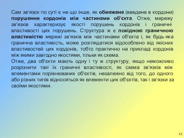 Сам зв'язок по суті є не що інше, як обмежене (введене