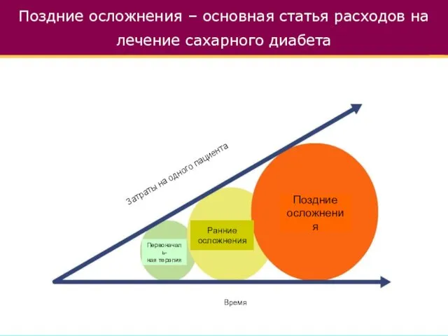 Поздние осложнения – основная статья расходов на лечение сахарного диабета Затраты