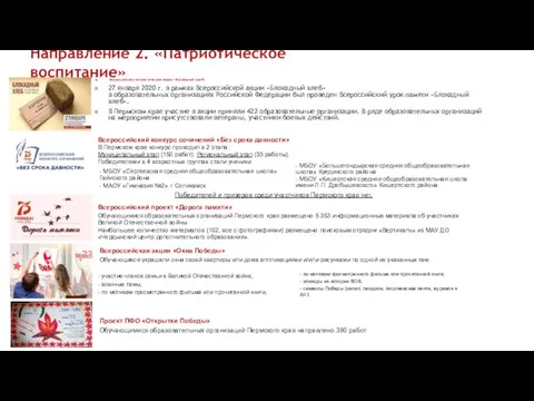 Всероссийская патриотическая акция «Блокадный хлеб» 27 января 2020 г. в рамках