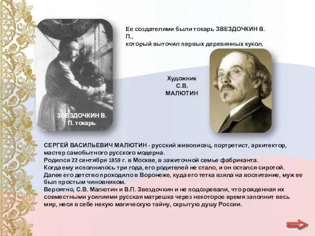 СЕРГЕЙ ВАСИЛЬЕВИЧ МАЛЮТИН - русский живописец, портретист, архитектор, мастер самобытного русского