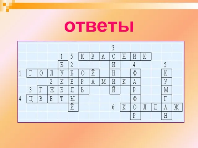 ответы