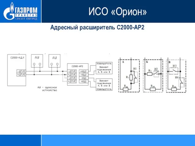 Адресный расширитель С2000-АР2 ИСО «Орион»