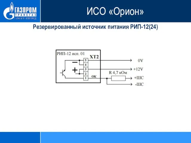 Резервированный источник питания РИП-12(24) ИСО «Орион»