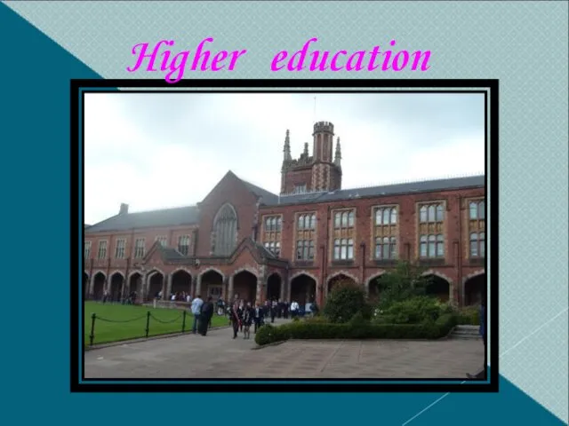 Higher education