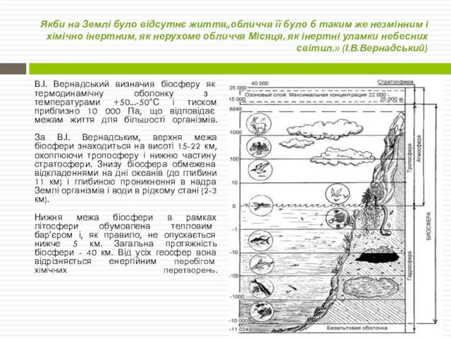 Якби на Землі було відсутнє життя,,обличчя її було б таким же