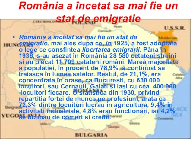 România a încetat sa mai fie un stat de emigratie România