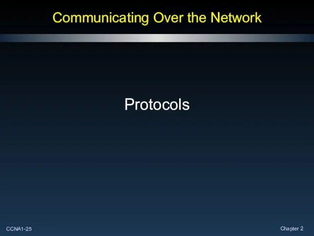 Communicating Over the Network Protocols