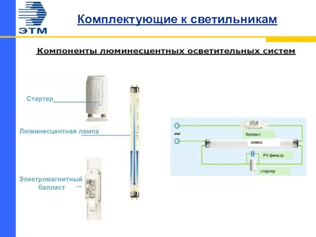 Комплектующие к светильникам