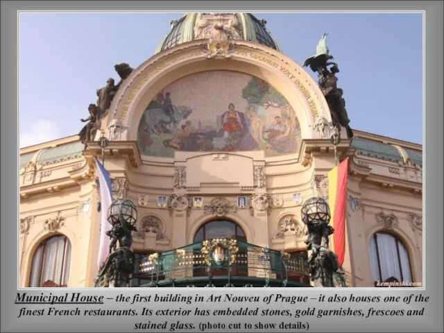 Municipal House – the first building in Art Nouveu of Prague