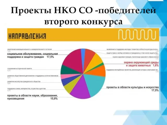 Проекты НКО СО -победителей второго конкурса