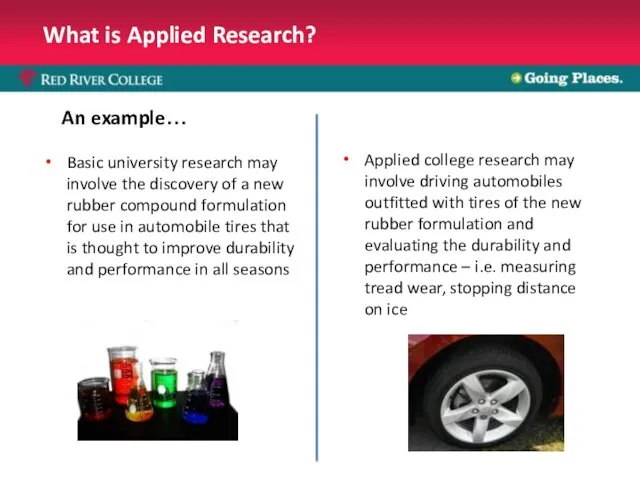 What is Applied Research? Basic university research may involve the discovery