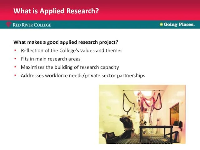 What is Applied Research? What makes a good applied research project?