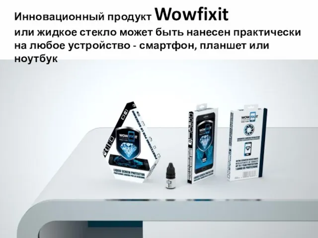 Инновационный продукт Wowfixit или жидкое стекло может быть нанесен практически на