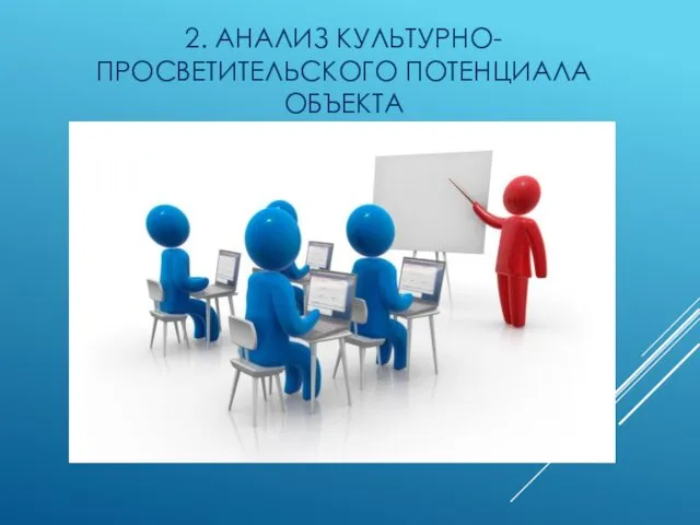 2. АНАЛИЗ КУЛЬТУРНО-ПРОСВЕТИТЕЛЬСКОГО ПОТЕНЦИАЛА ОБЪЕКТА