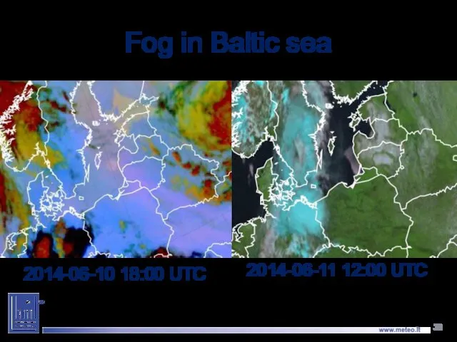 Fog in Baltic sea 2014-06-10 18:00 UTC 2014-06-11 12:00 UTC