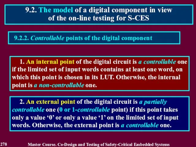 9.2.2. Controllable points of the digital component 1. An internal point