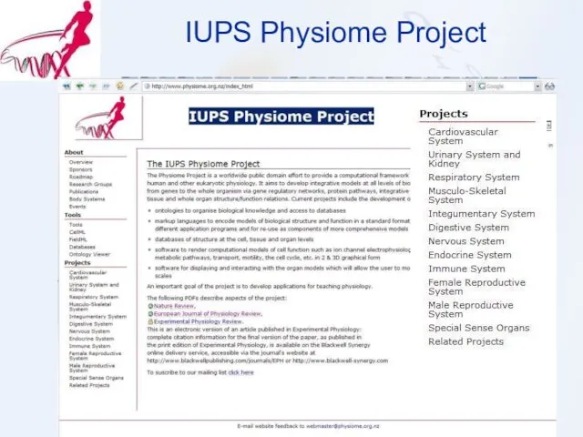 IUPS Physiome Project