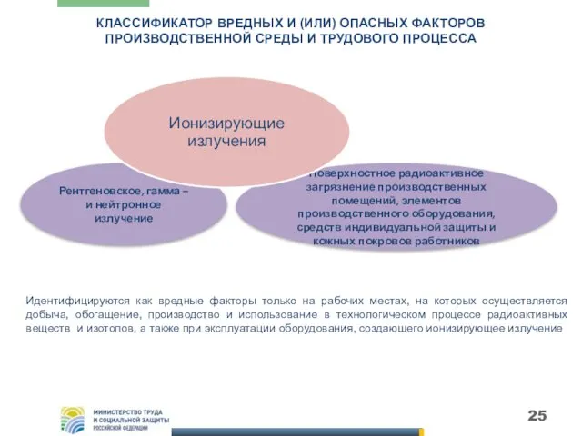 КЛАССИФИКАТОР ВРЕДНЫХ И (ИЛИ) ОПАСНЫХ ФАКТОРОВ ПРОИЗВОДСТВЕННОЙ СРЕДЫ И ТРУДОВОГО ПРОЦЕССА