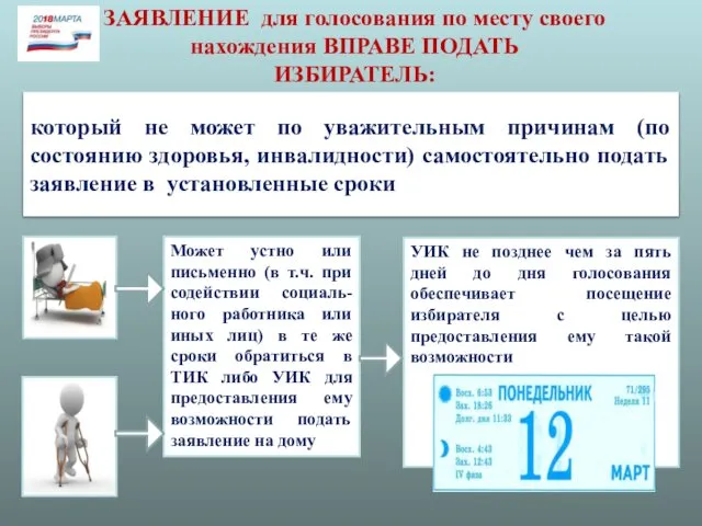 ЗАЯВЛЕНИЕ для голосования по месту своего нахождения ВПРАВЕ ПОДАТЬ ИЗБИРАТЕЛЬ: который