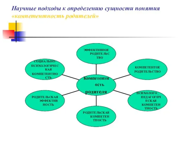 Научные подходы к определению сущности понятия «компетентность родителей»