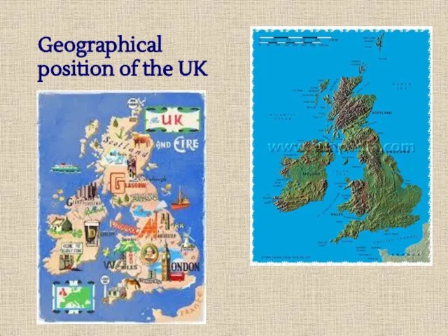 Geographical position of the UK