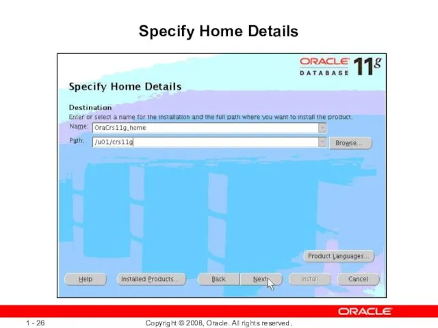 Specify Home Details