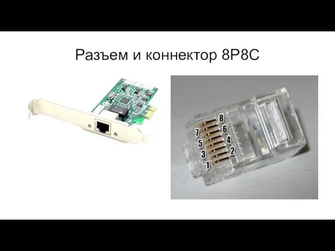 Разъем и коннектор 8P8C