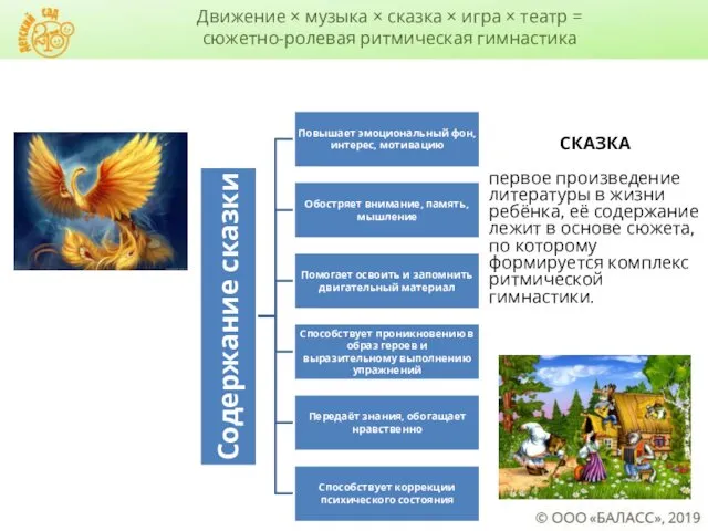 СКАЗКА первое произведение литературы в жизни ребёнка, её содержание лежит в