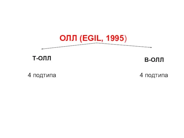 ОЛЛ (EGIL, 1995) Т-ОЛЛ В-ОЛЛ 4 подтипа 4 подтипа