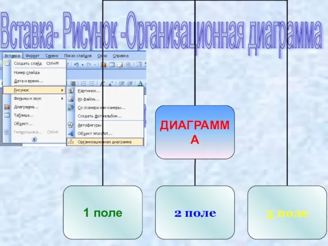 Вставка- Рисунок -Организационная диаграмма