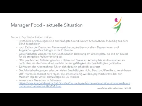 Manager Food - aktuelle Situation Burnout: Psychische Leiden treiben Psychische Erkrankungen