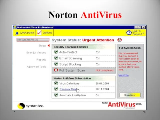 Norton AntiVirus *