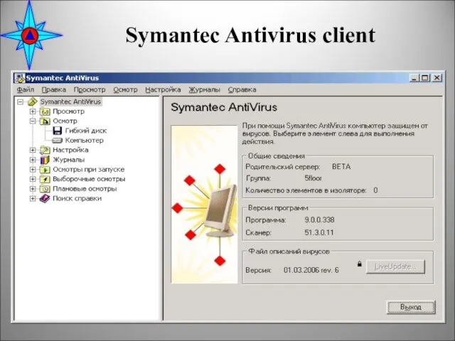 Symantec Antivirus client *