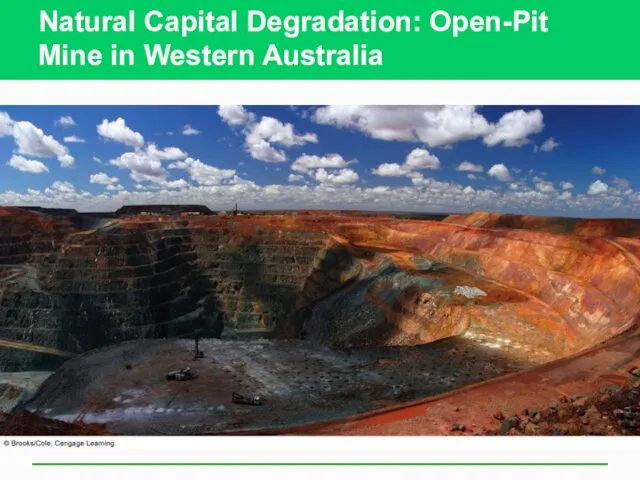 Natural Capital Degradation: Open-Pit Mine in Western Australia
