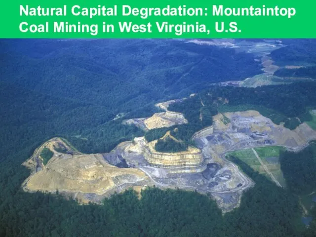 Natural Capital Degradation: Mountaintop Coal Mining in West Virginia, U.S.