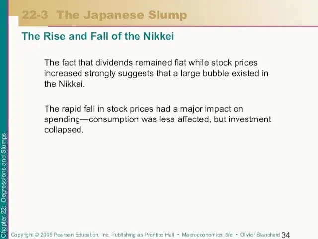 The fact that dividends remained flat while stock prices increased strongly