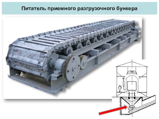 Питатель приемного разгрузочного бункера